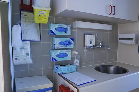 Hand hygiene station